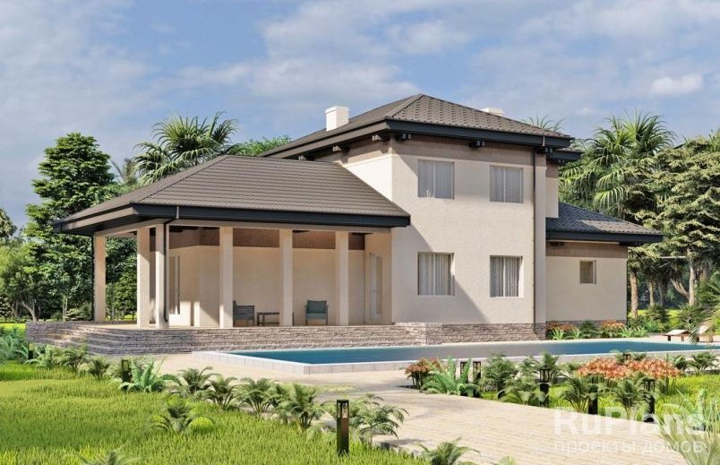 Проект кирпичного дома №488 на заказ