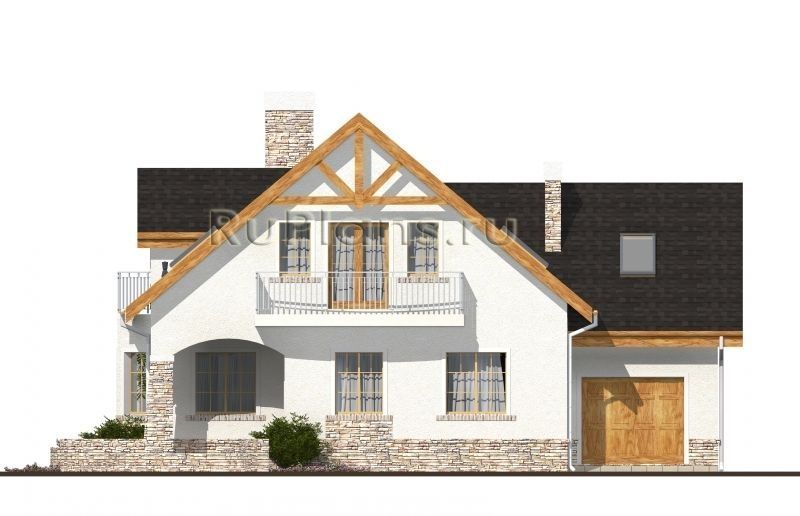 Проект кирпичного дома №495 на заказ