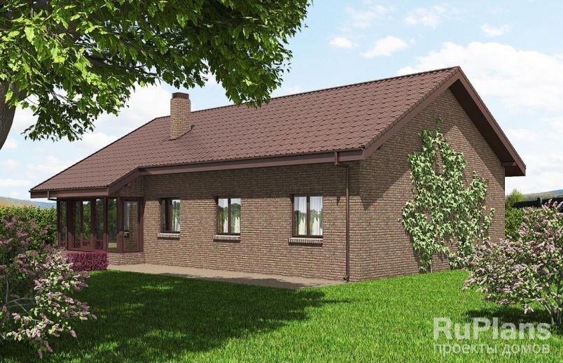 Проект блочного дома №564 на заказ