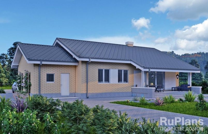 Проект блочного дома №538 на заказ