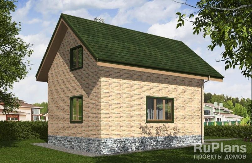 Проект блочного дома №357 на заказ