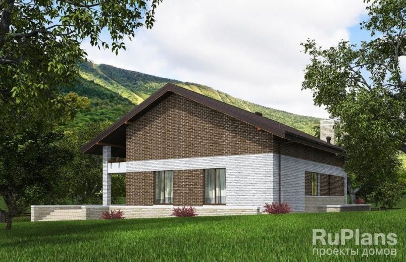 Проект кирпичного дома №534 на заказ