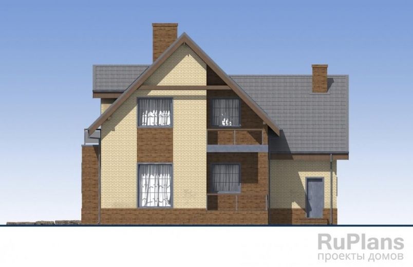 Проект блочного дома №197 на заказ