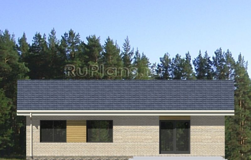 Проект каркасного дома №438 на заказ