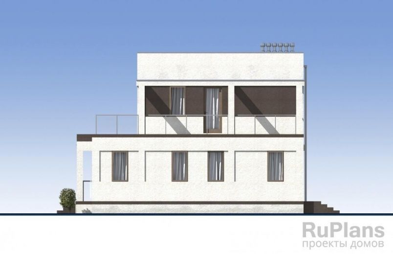 Проект блочного дома №264 на заказ