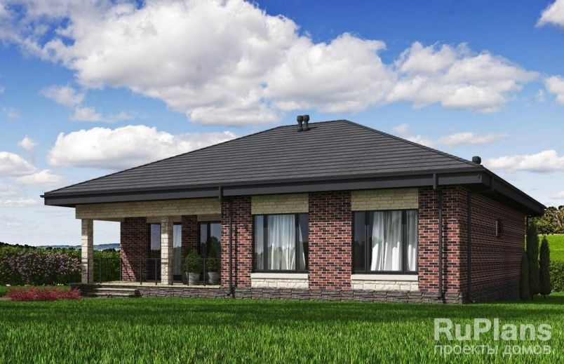 Проект блочного дома №661 на заказ