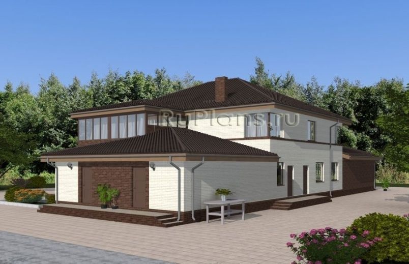 Проект кирпичного дома №922 на заказ