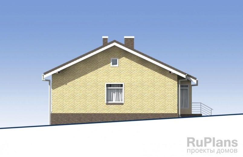 Проект блочного дома №569 на заказ