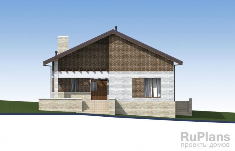 Проект кирпичного дома №534 на заказ