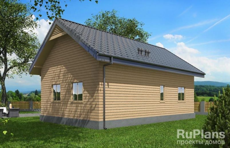 Проект каркасного дома №654 на заказ