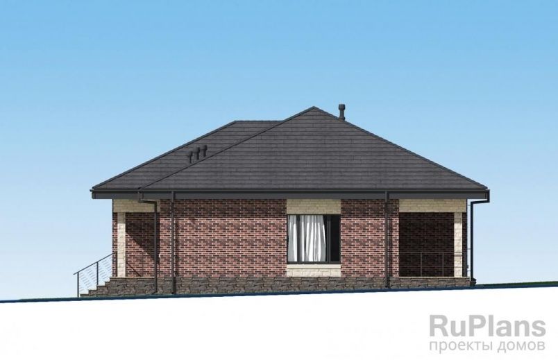 Проект блочного дома №947 на заказ