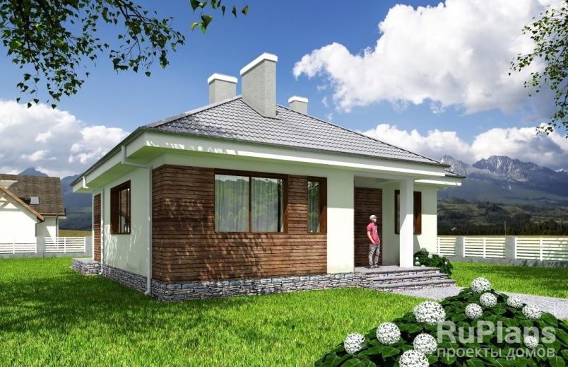 Проект блочного дома №601 на заказ