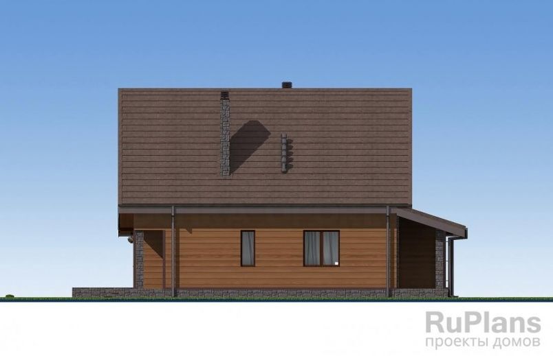 Проект блочного дома №364 на заказ