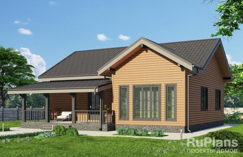 Проект каркасного дома №591 на заказ