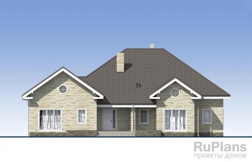 Проект блочного дома №614 на заказ