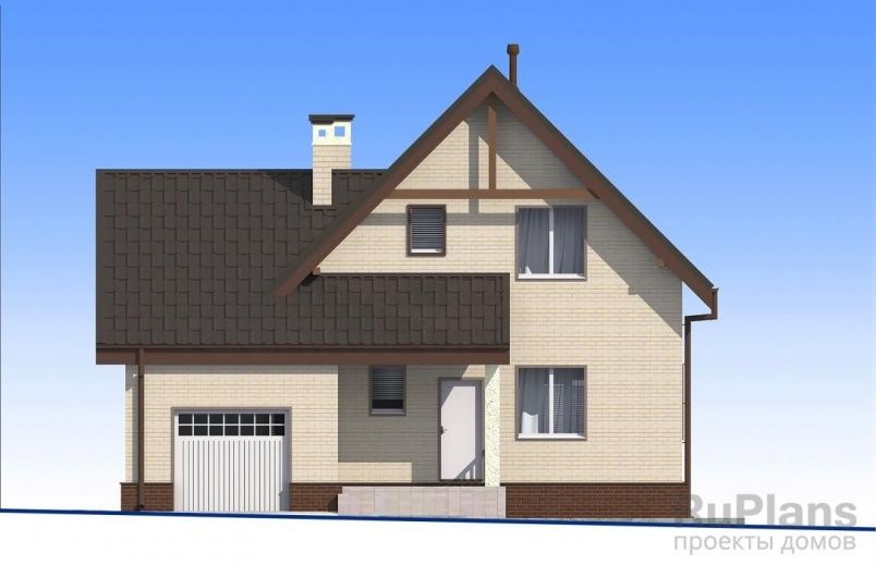 Проект блочного дома №952 на заказ