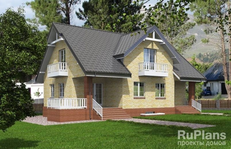 Проект блочного дома №367 на заказ