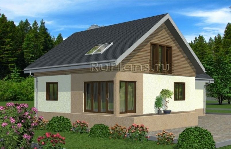 Проект каркасного дома №949 на заказ