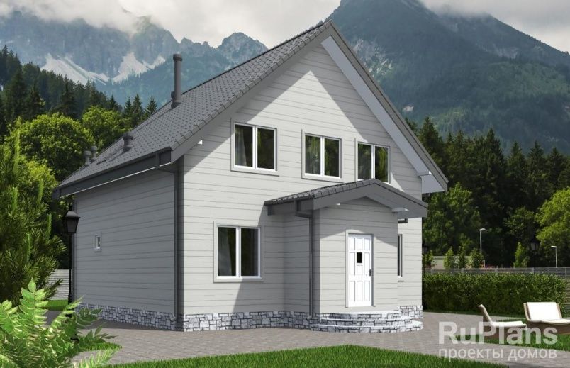 Проект каркасного дома №436 на заказ