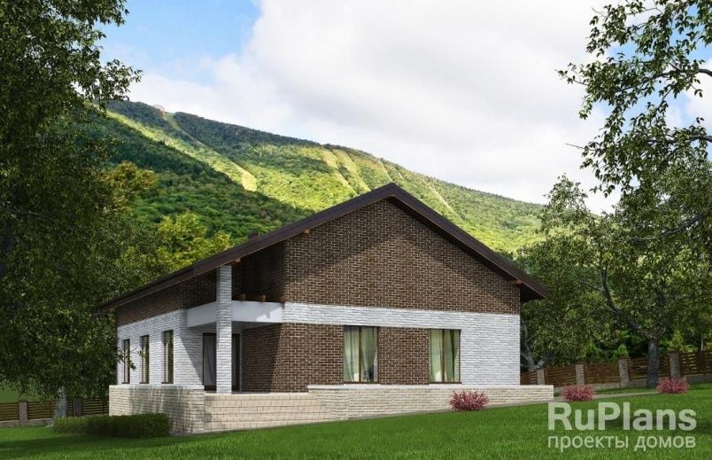 Проект кирпичного дома №534 на заказ