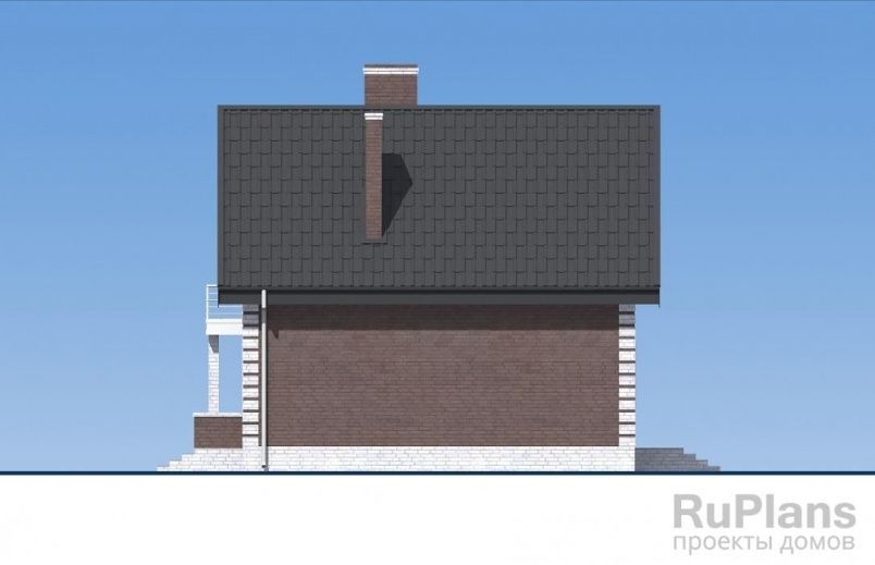 Проект кирпичного дома №863 на заказ
