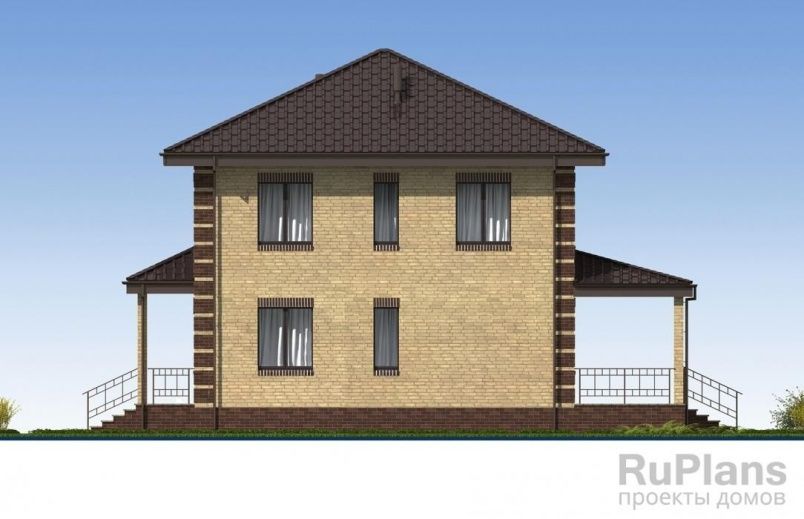 Проект блочного дома №316 на заказ