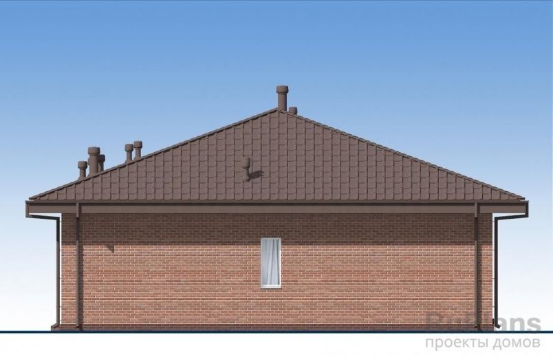 Проект блочного дома №756 на заказ