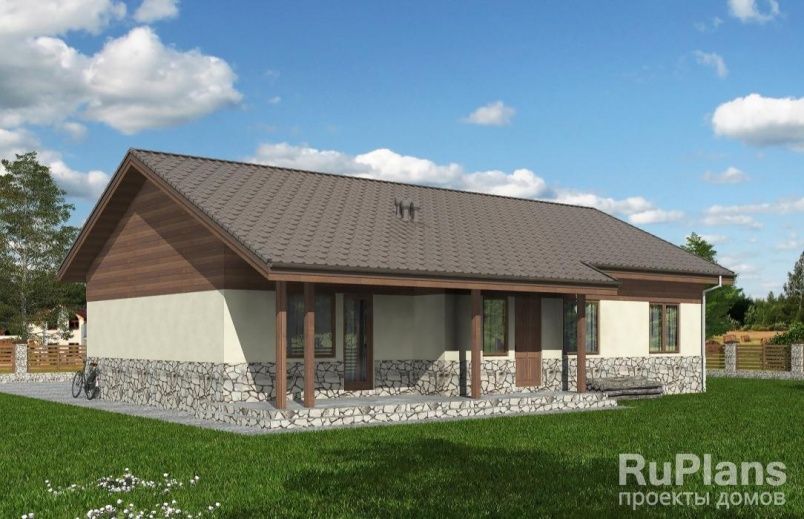 Проект каркасного дома №188 на заказ