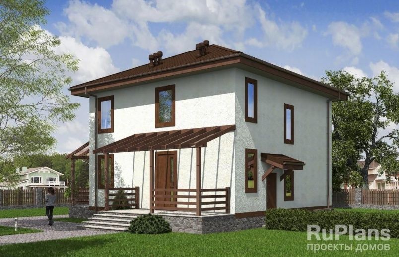 Проект каркасного дома №537 на заказ