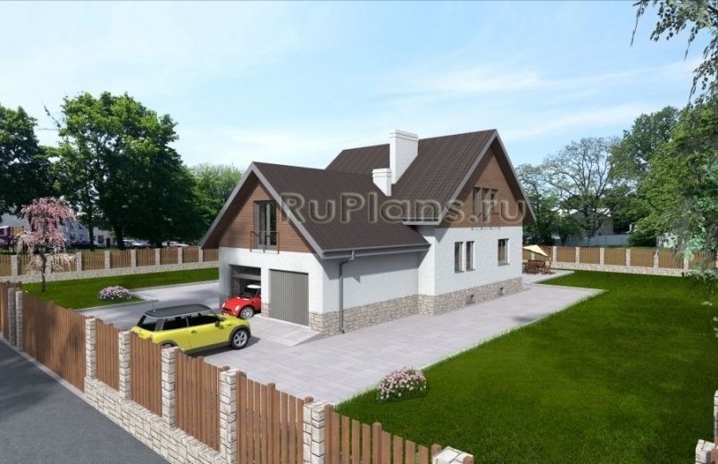 Проект кирпичного дома №379 на заказ