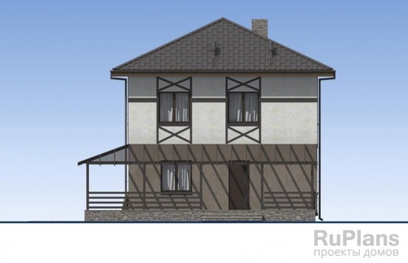 Проект блочного дома №377 на заказ