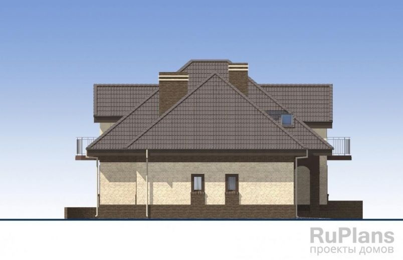 Проект блочного дома №494 на заказ