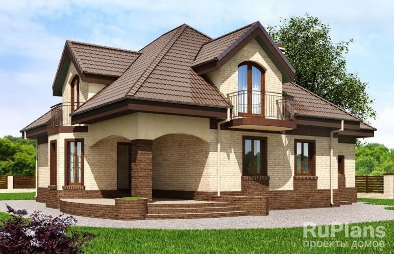 Проект блочного дома №494 на заказ