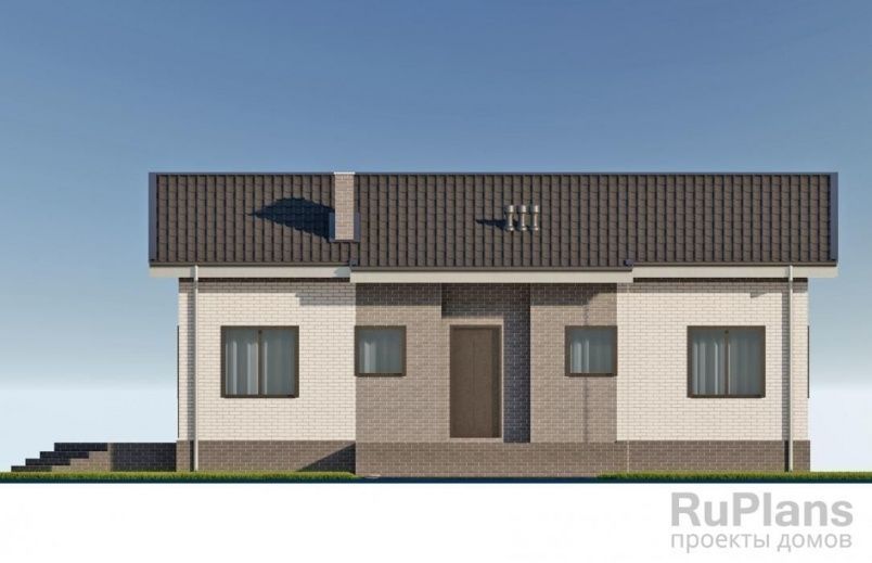 Проект кирпичного дома №591 на заказ