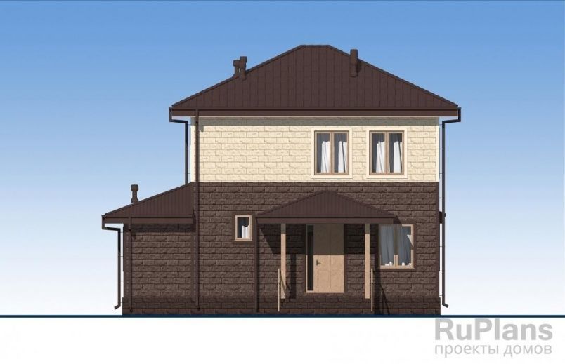 Проект каркасного дома №830 на заказ