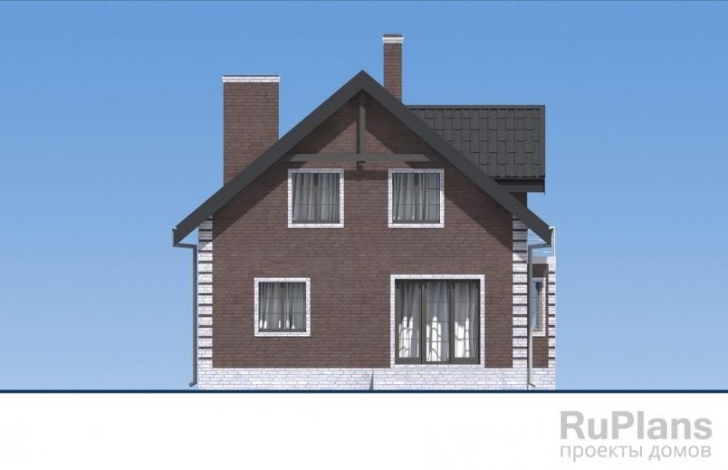 Проект кирпичного дома №863 на заказ