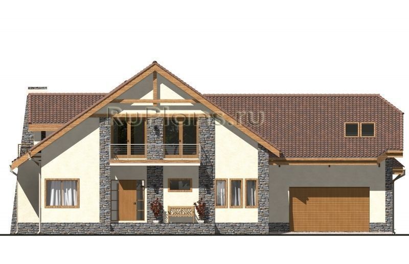 Проект каркасного дома №481 на заказ