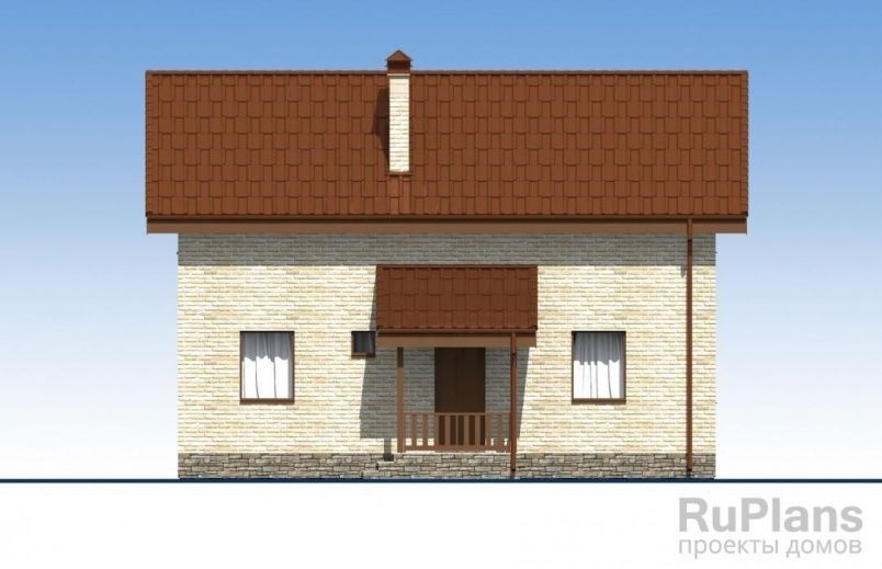 Проект блочного дома №639 на заказ